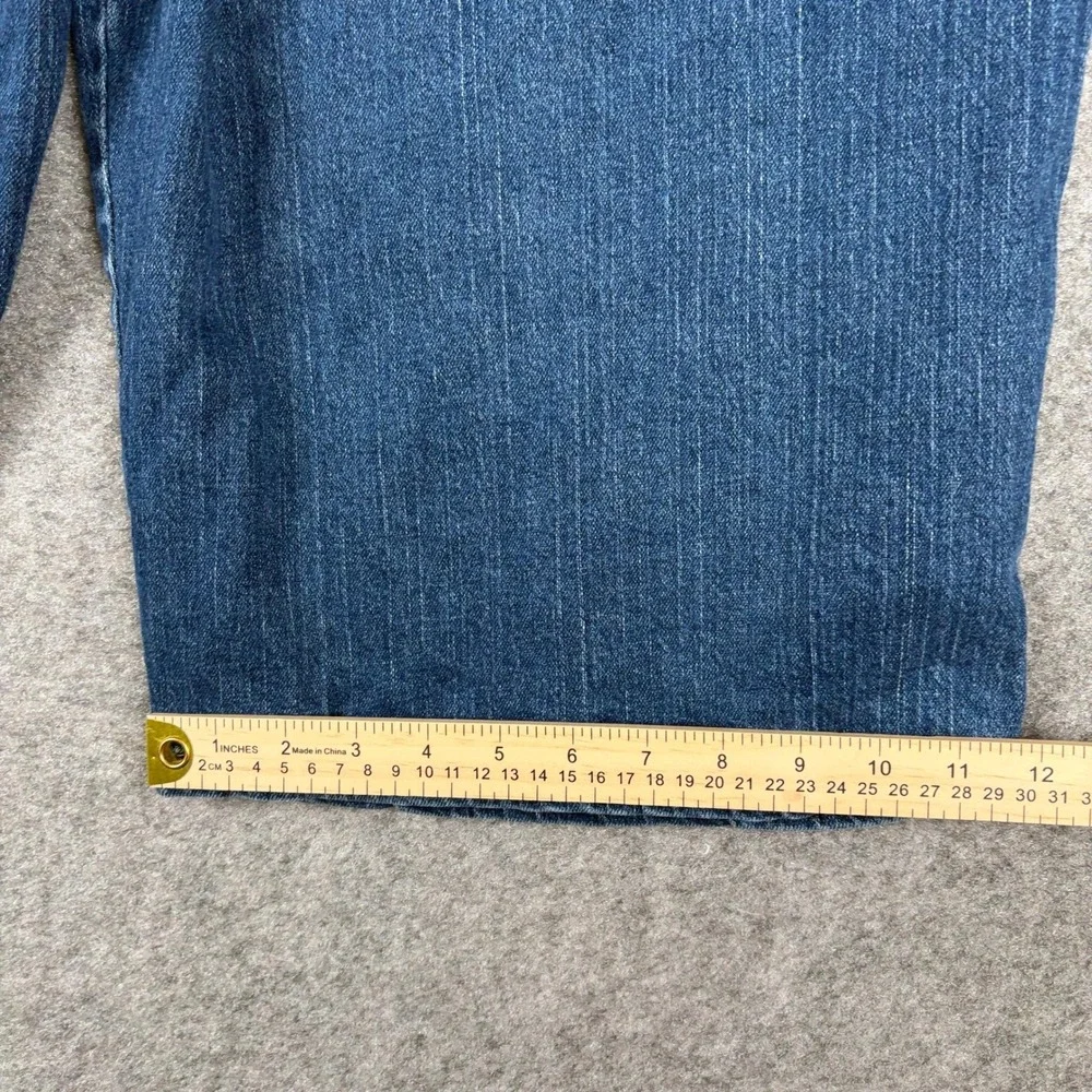 Denim‎ Jorts Mens 42 Dark Wash Baggy Star Button Y2K Skate Shorts Wide Leg Surf